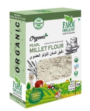 Farm Organic Gluten Free Pearl Millet Flour, 1Kg